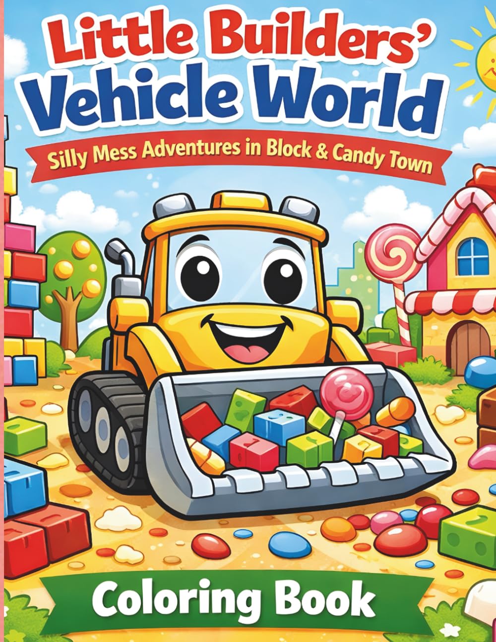 Little Builder's Vehicle World: Silly Mess Adventures in Block & Candy Town