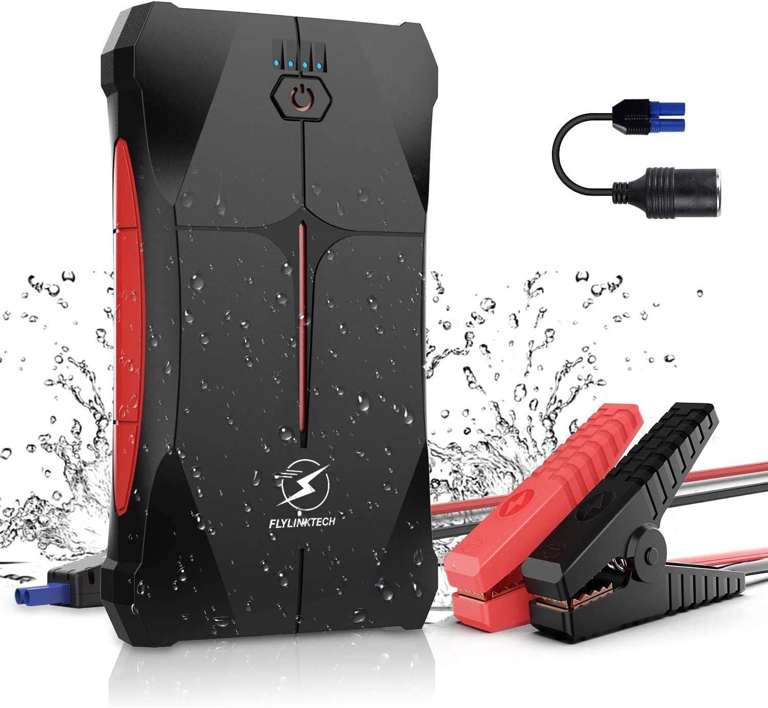 FLYLINKTECH 800A 12000mAh Battery Booster (4.0L Petrol, Up to 2.0L ...