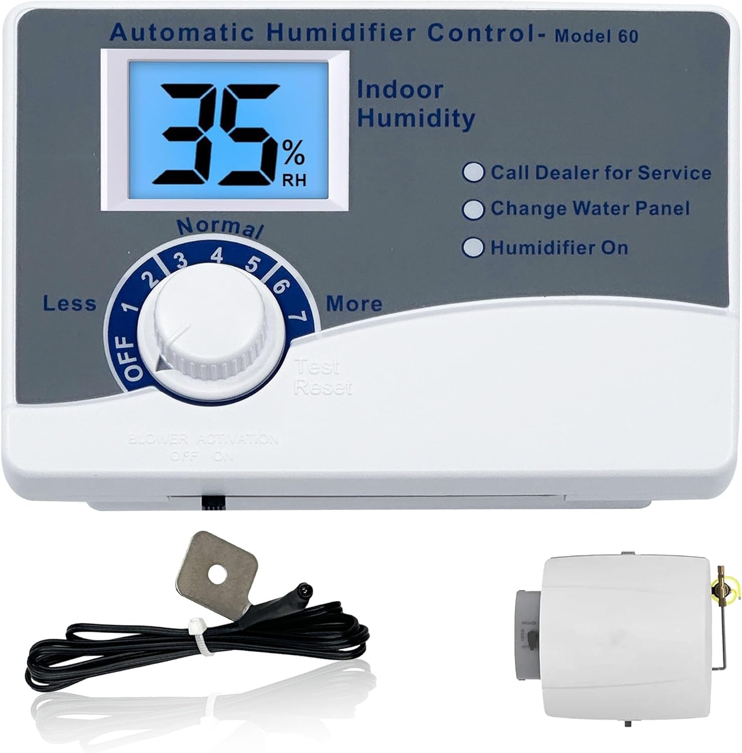 Model 60 Automatic Whole House Digital Humidifier control Humidistat with Outdoor Temperature Sensor Fit For 400 500 600 700 Series Humidifiers 24VAC