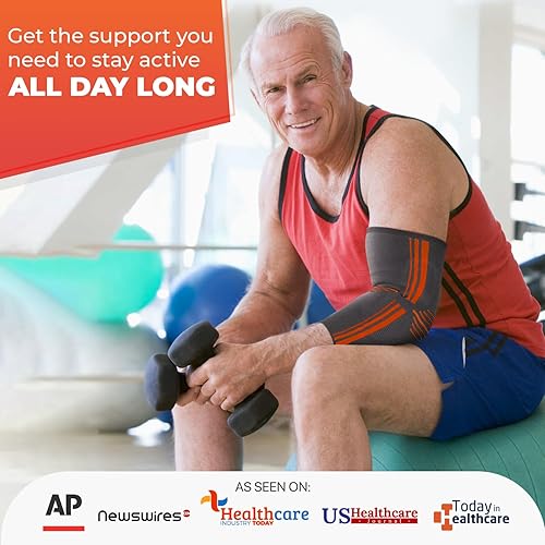 Miniatura 5 de DR. BRACE Codera ELITE con correa (gris-naranja, mediano)