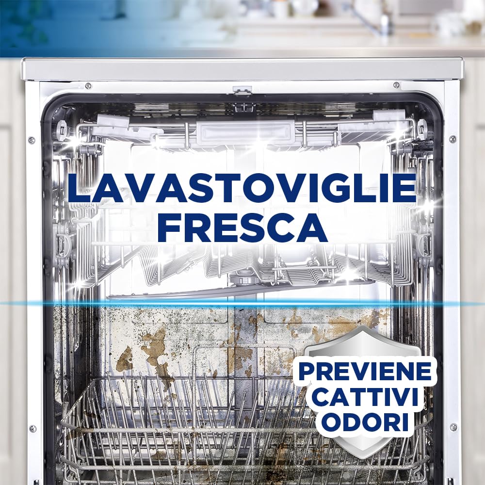 Finish Curalavastoviglie Raccomandato da Napisan, Additivo per una Lavastoviglie Pulita dai Residui di Grasso e Calcare, 250ml (confezione da 2)
