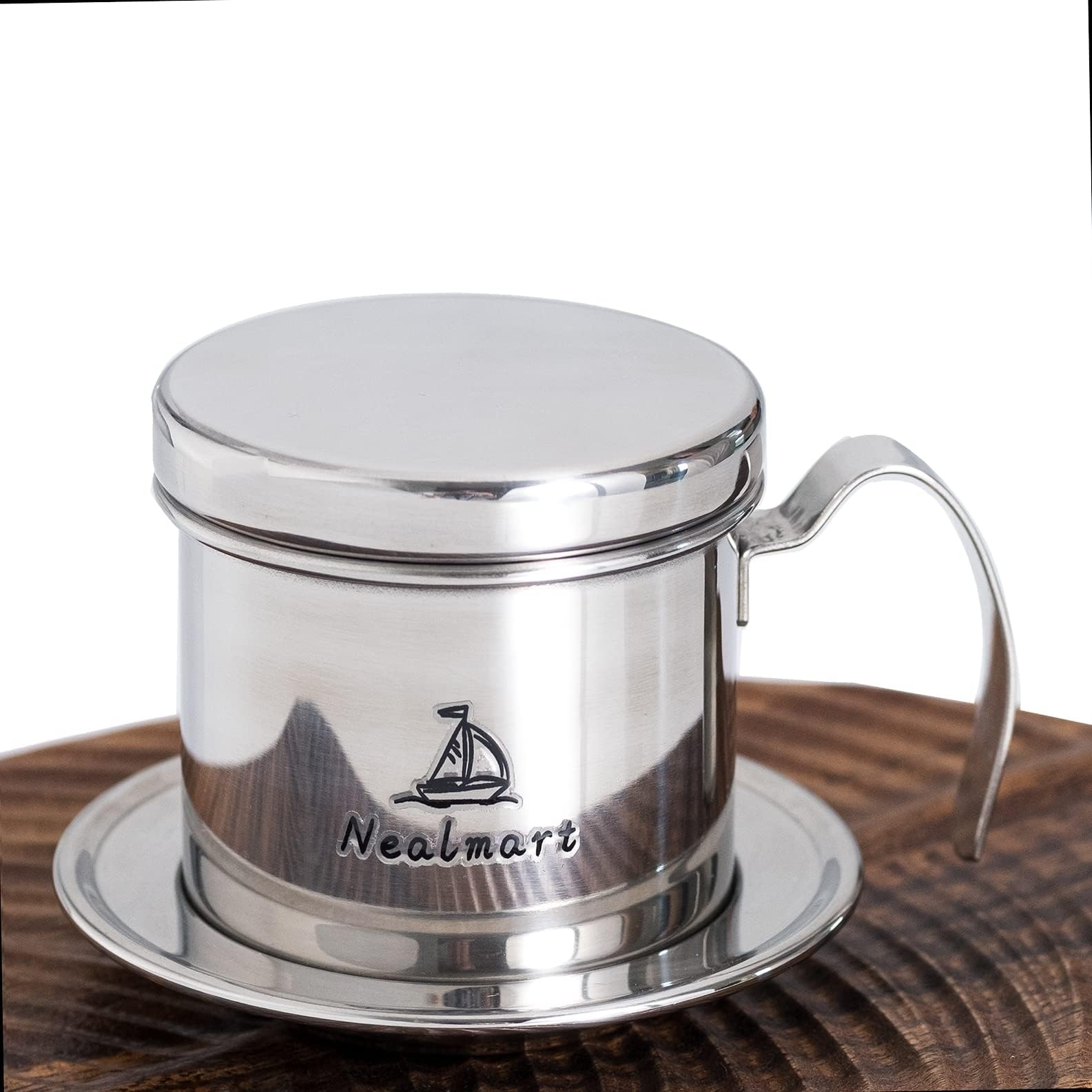 Thang Long Vietnamese Coffee Filter Maker Press. Screw Down Phin Made