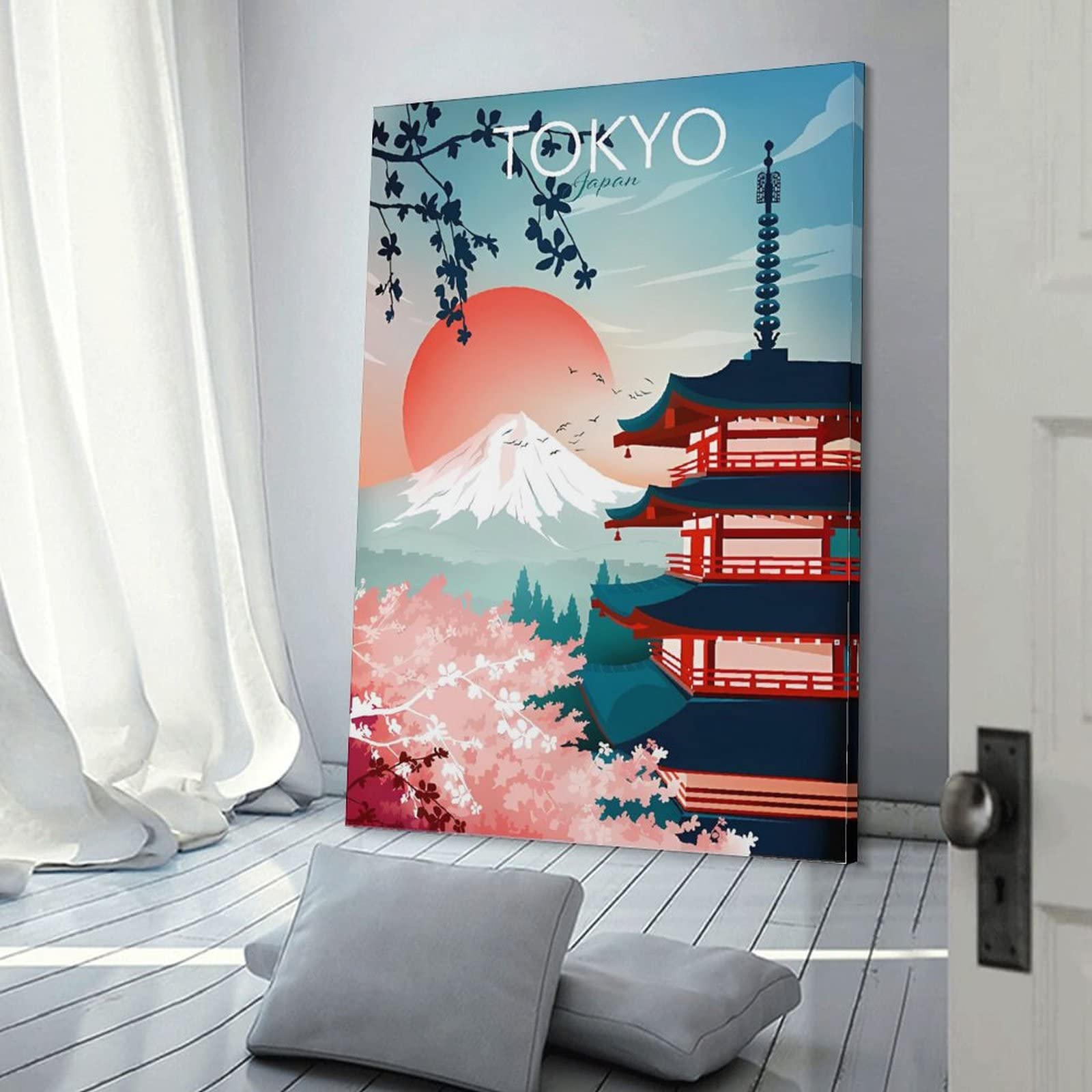 Amazon.com: Tokyo Japan Vintage Travel Posters Landscape Wall Art