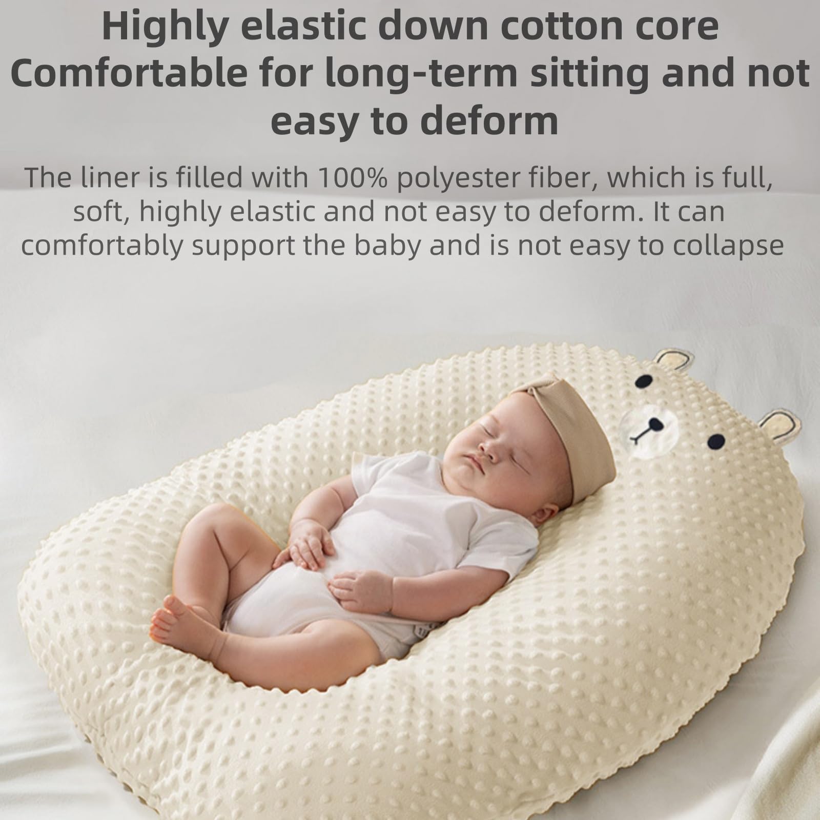 Oreiller Anti-Reflux pour Nouveau-né, Inclinaison de 15°