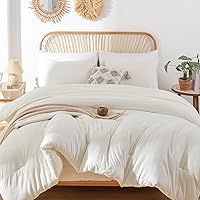 Vista 87 de ROSGONIA Juego de edredón tamaño Queen, color gris carbón, 3 piezas (1 edredón gris oscuro y 2 fundas de almohada) para todas las estaciones, ropa