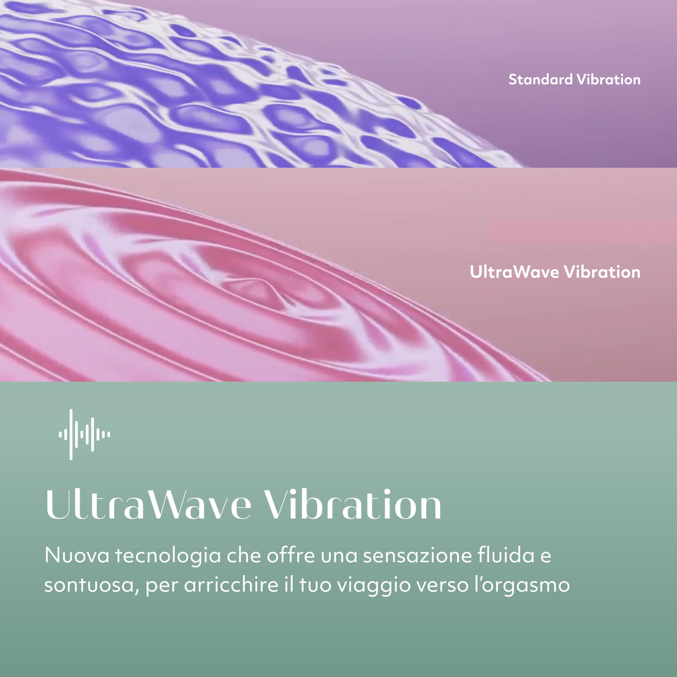 Womanizer Vibe - Vibratore Lay-on per stimolazione clitoridea - Dispositivo per il piacere a vibrazione per adulti con 10 livelli di intensità - Sex toy silenzioso per donne - Salvia