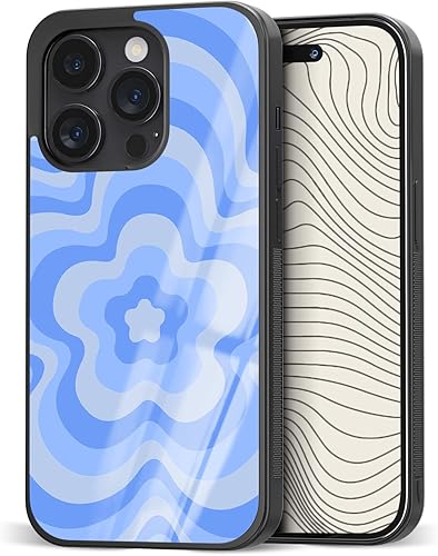 Fundas de teléfono con estampado de flores Kawaii para niñas estéticas iPhone 11 12 13 14 Pro Max Plus Mini X 7 8 SE, Samsung A02 A10 A13 A42 A51