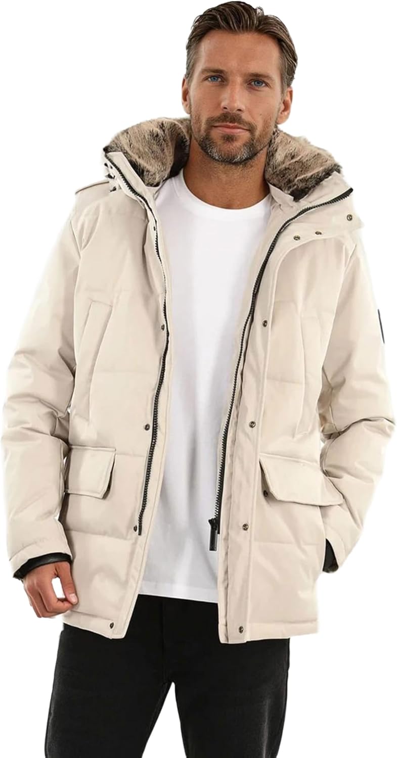 ALESSANDRO SALVARINI Heren winterjas (S-3XL) - gewatteerd, 2-in-1