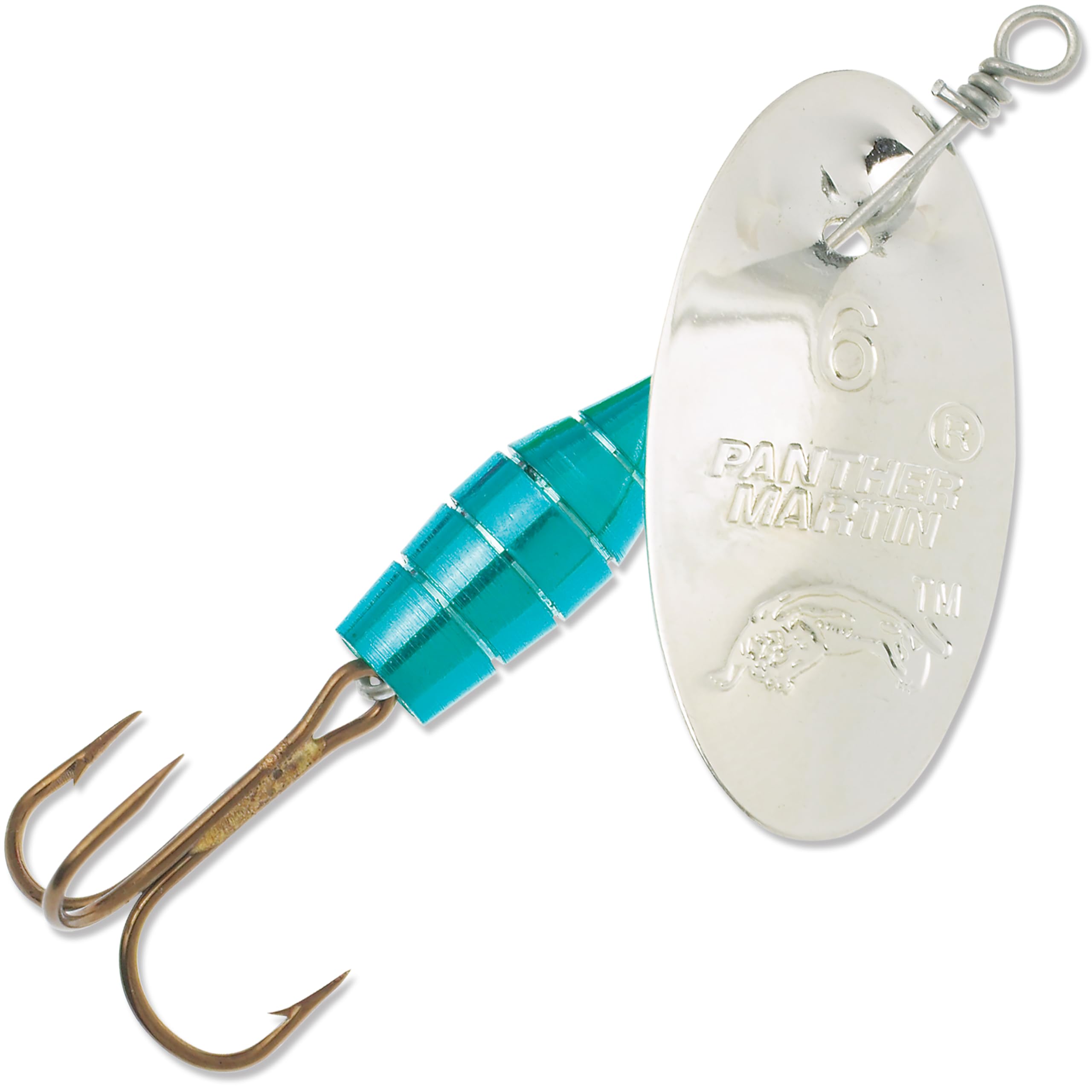 Panther Martin Metallic Spinners (Metallic Blue/Silver, Size 6 hook)