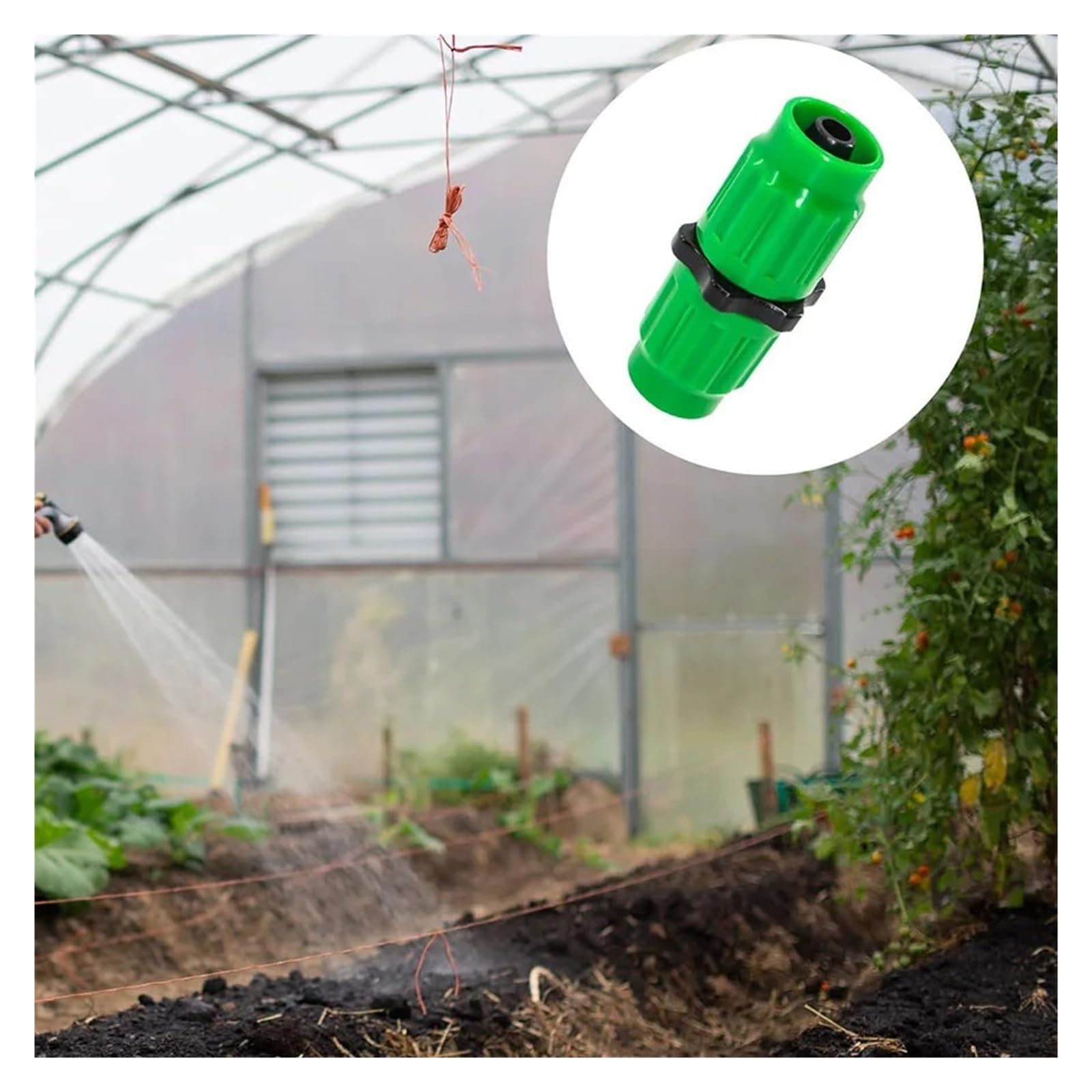 Kit de reparación manguera jardín expandible, fácil arreglar, Compatible con la mayoría las juntas tuberías agua, 4/10 Uds(10pcs)
