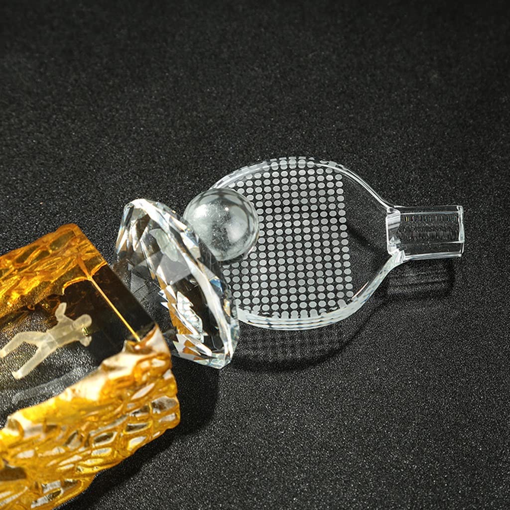 medallas y premios Cristal Creativo De Tenis De Mesa Recuerdo Interior Tallado Tenis De Mesa En Los Juegos del Club Campus Premios De Premios Grab
