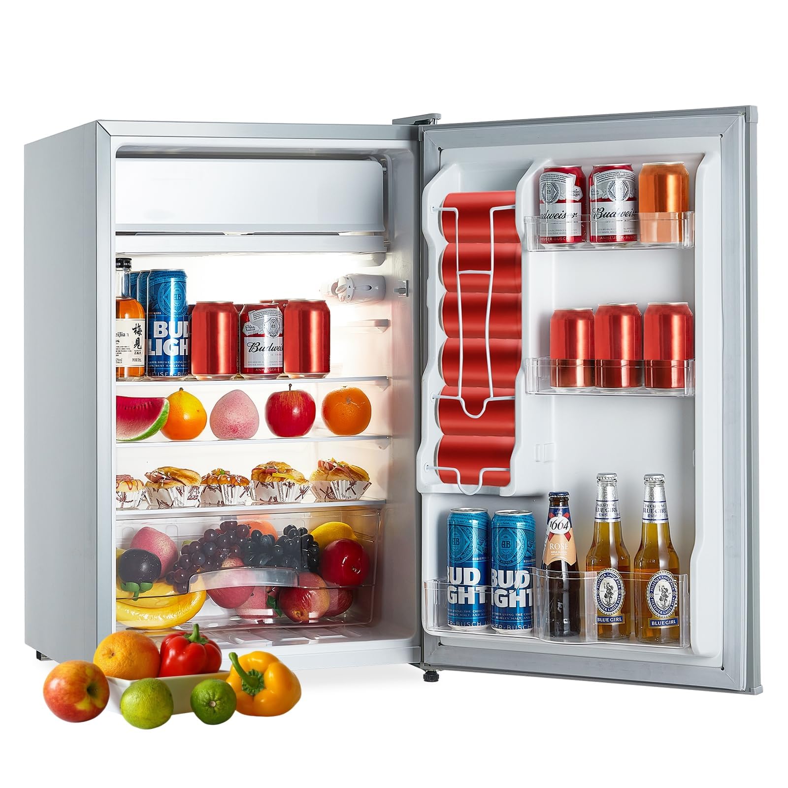 Takywep 4.3 cu ft Compact Freezer White