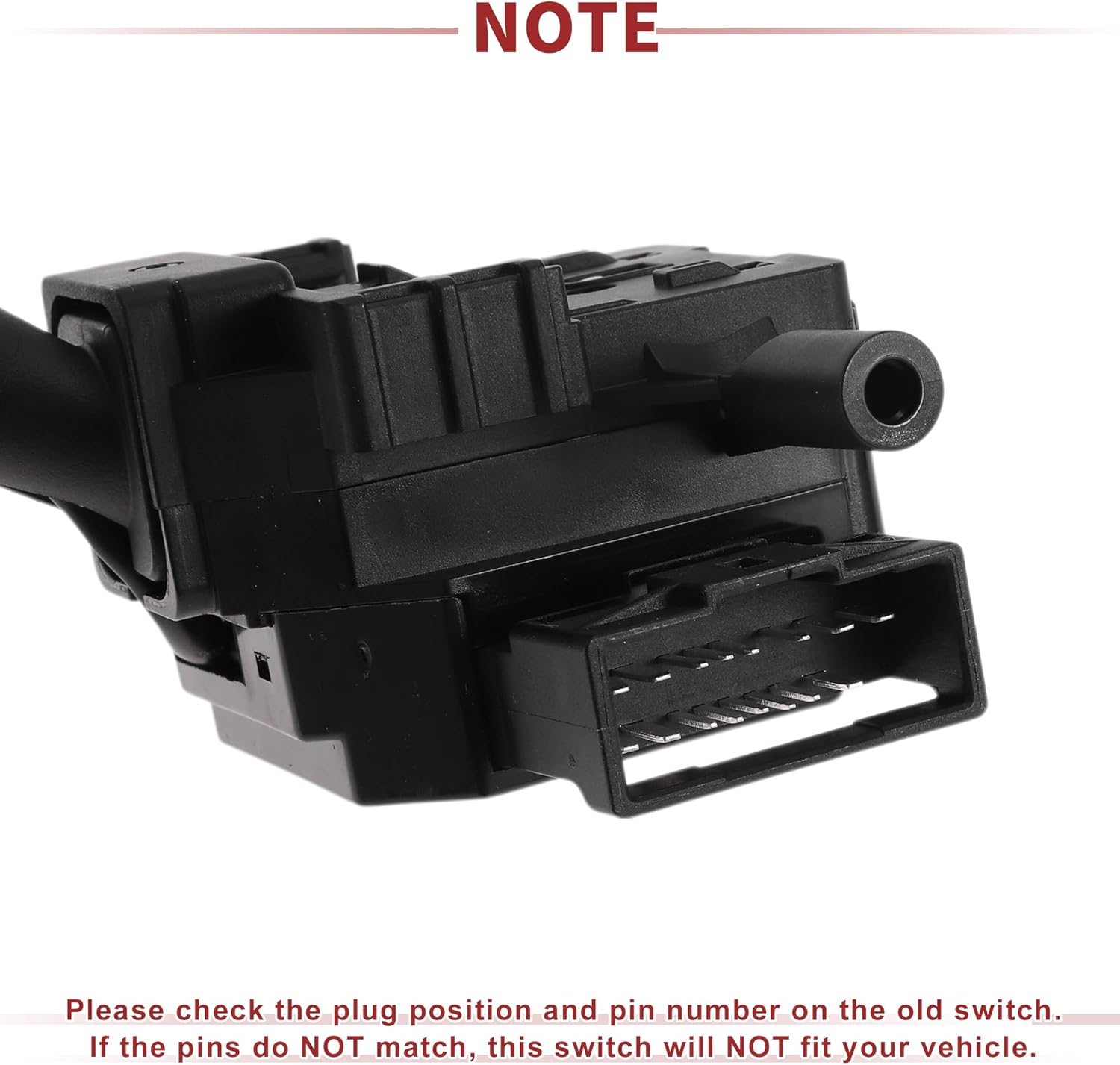 No.934104D000/CBS1889 Turn Signal Switch for Hyundai Entourage 2007-2008 Multifunction Combination Switch Black Plastic 1 Pcs