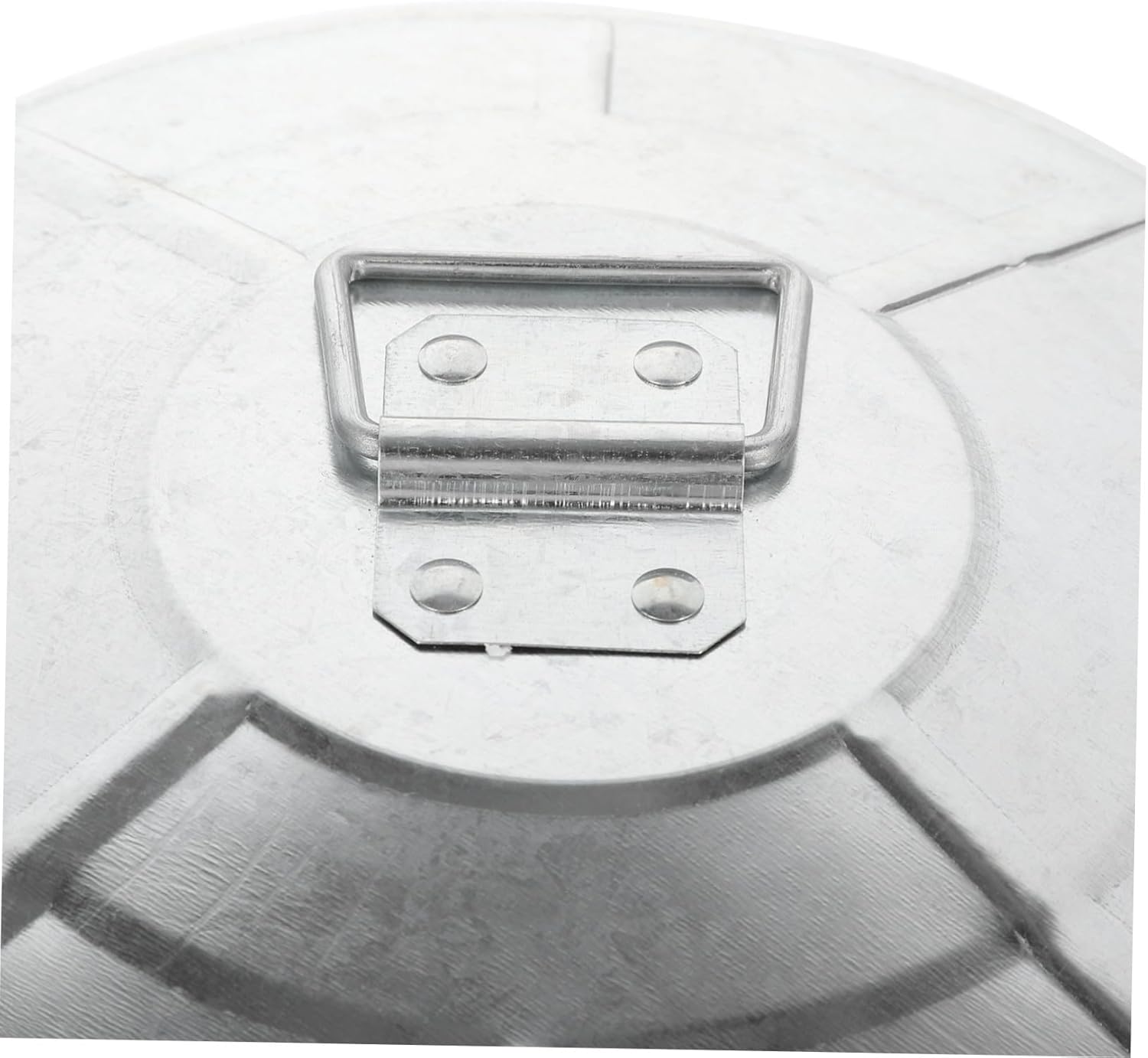 属製丸型ゴミ箱 蓋付き 屋内外対応 寝室 キッチン用 丈夫で軽量な屋外用ダストボックス シンプルでスリッシュな家用廃棄物容器