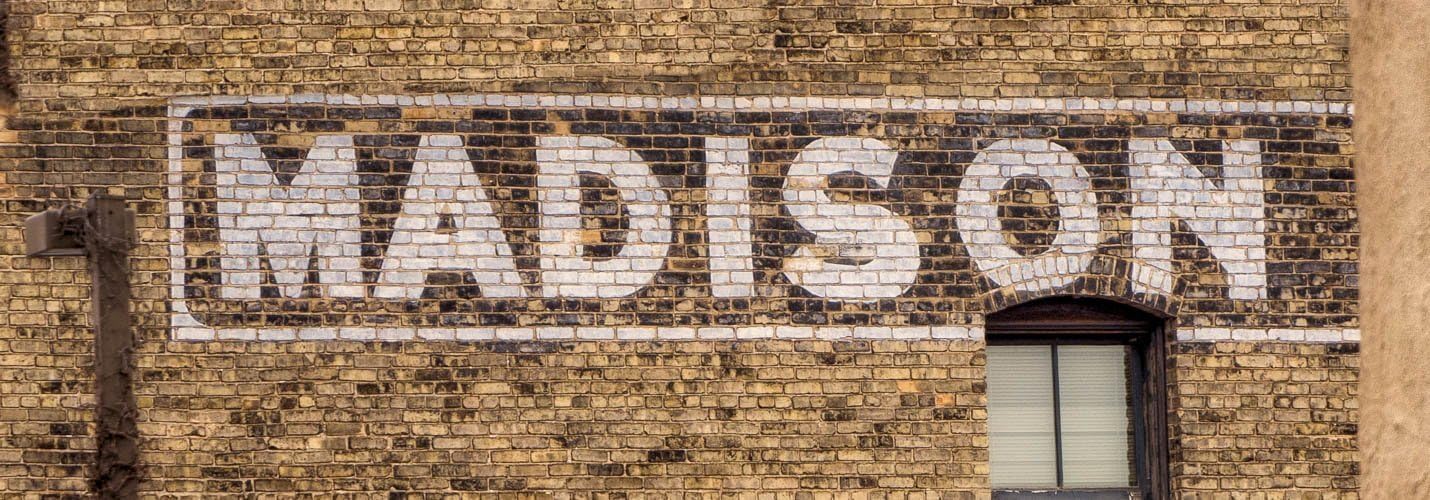 Madison Sign, Madison, Wisconsin in 15x4.5 Color Photograph
