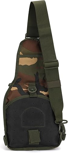 Miniatura 9 de flipfit Mochila cruzada para hombres y mujeres, mochila de pecho, mochila de viaje para senderismo, Blanco hielo