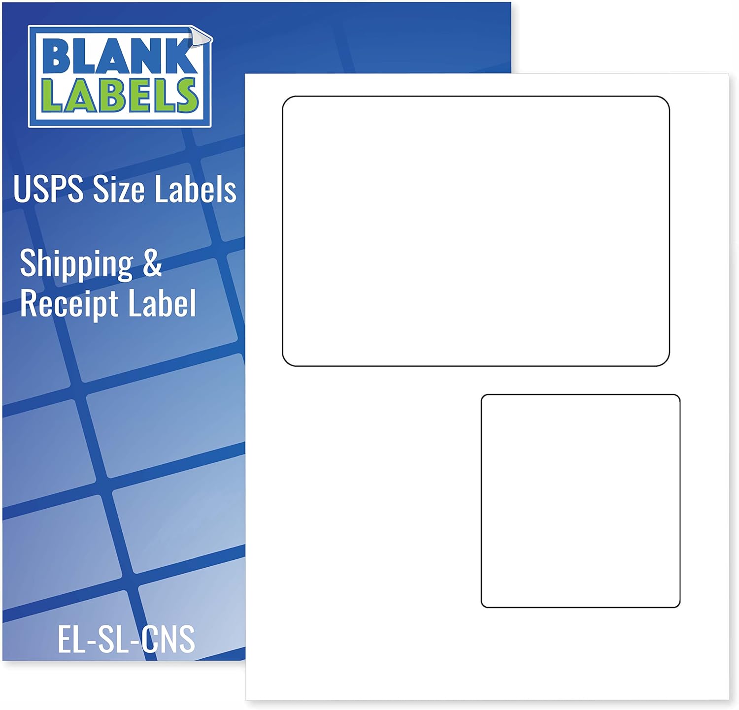 100 ClickNShip Labels with Peel Away Receipt Labels Laser/Ink Jet