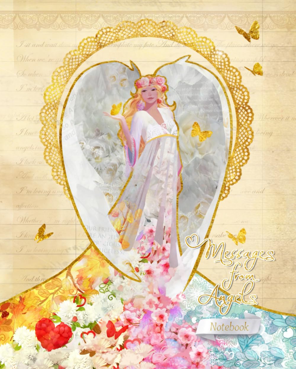 Messages from Angels: Notebook: Inspired writing with angelic affirmations (Alaya Books)