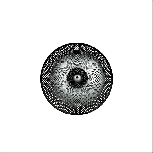 Platillo Splash de bajo volumen de 10 pulgadas, platillo de práctica de 10 pulgadas, platillo de salpicaduras silencioso (10 pulgadas, negro)