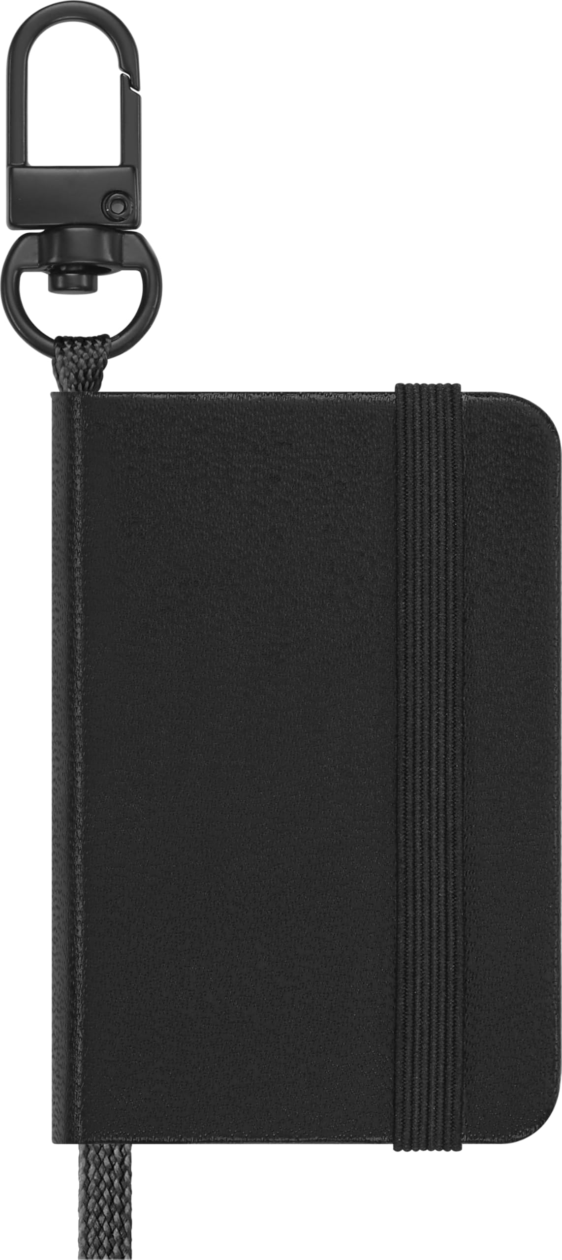 Moleskine Mini Charm in the Shape of a Notebook, with Blank Pages, Hard Cover and Elastic Closure, Keychain to Attach to Keys and Bags