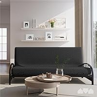 Vista 2 de Milliard Colchón de futón de espuma viscoelástica - Tamaño completo (marco no incluido) (negro), 71" x 52" x 6