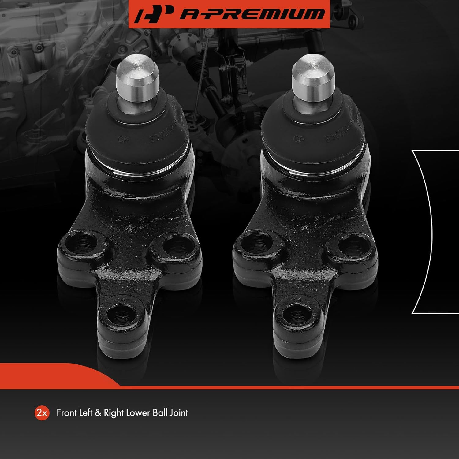 A-Premium 2 x Front Lower Ball Joint, Compatible with Hyundai Veracruz 2007-2012
