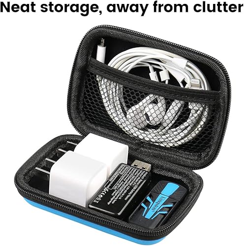 Miniatura 2 de Funda de transporte para auriculares, funda de almacenamiento para auriculares, bolsa pequeña, accesorios para teléfono, organizador para