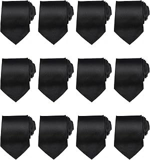 Men's Tie Bulk Groomsman 3.15'' Formal Necktie for Wedding Business