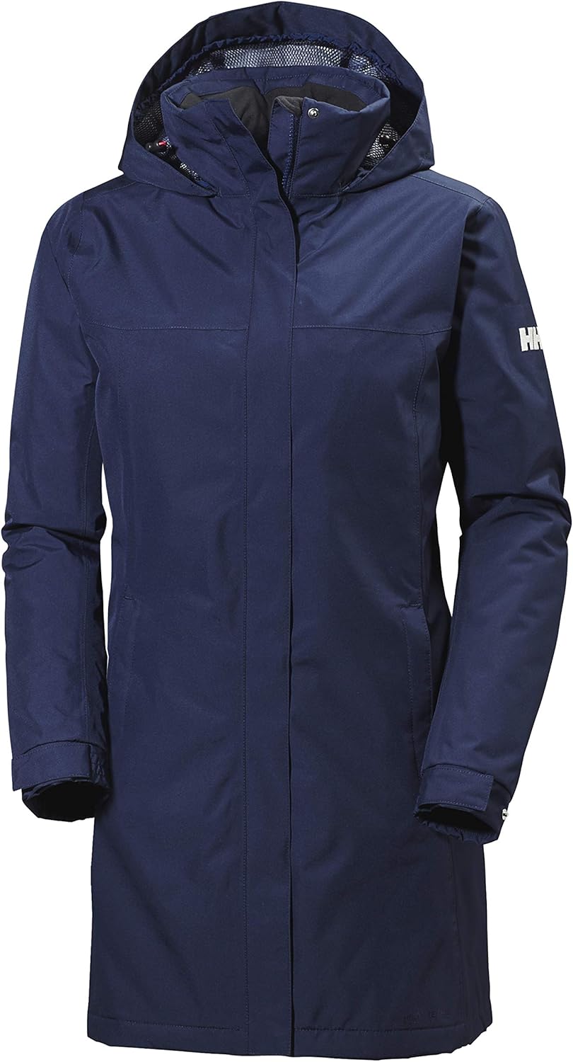 Helly Hansen Rain Jacket W Aden Insulated Coat Evening Blue, XSmall
