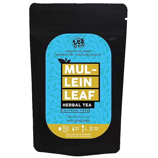 The Tea Trove Mullein Tea for lungs Detox (50 gms, 100 cups), Mullein