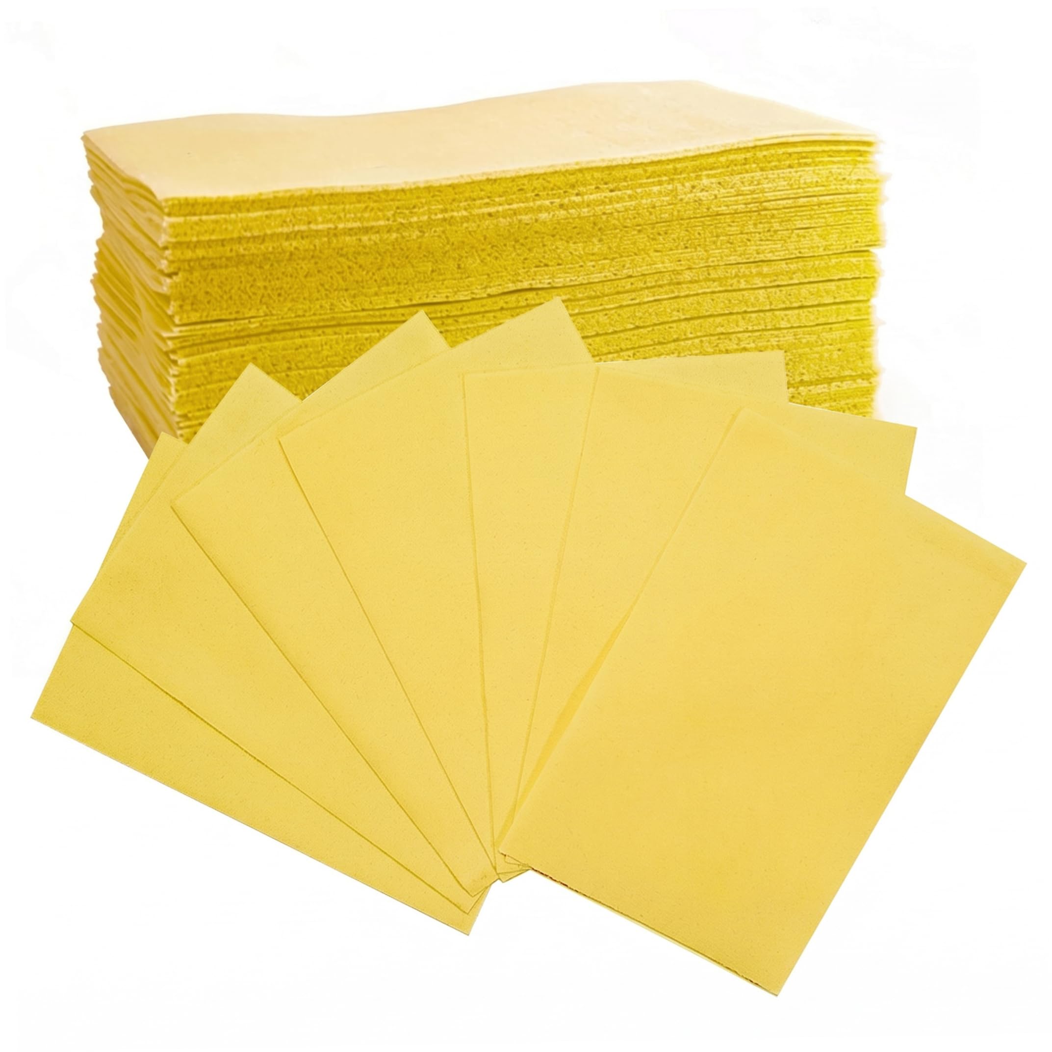 Tsawntd 100PCS Floor Cleaning Tablets for Mopping, Multi-effect Botanic Mop Soap Fresh Floor Cleaner for Home/Office/Hotel More (Yellow) Cleaning Sheets Clean Tablets