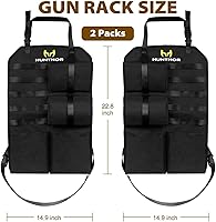 Vista 3 de Soporte para pistola en camiones (un par), almacenamiento ajustable para pistolas en el asiento trasero 900D, soporte para rifles automotrices