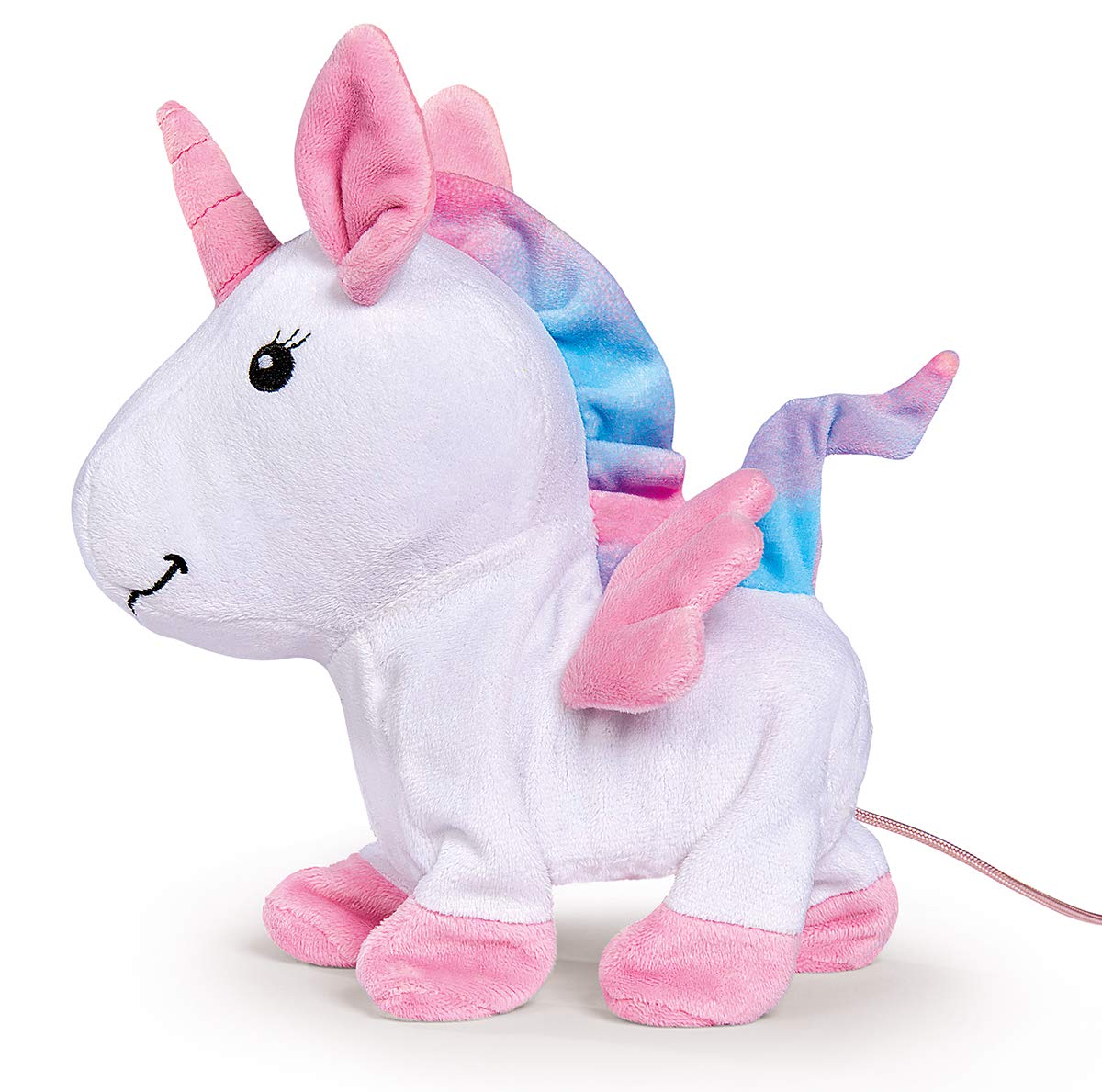Simba 105893021 - Chichi Love Fantasy Unicorn, kabelgesteuertes Einhorn, mit Sound, läuft und bewegt Sich, 20cm, ab 3 Jahre