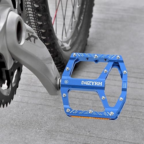 Miniatura 5 de Pedales de bicicleta de montaña, pedales MTB, 916 pulgadas, antideslizantes, ligeros, de aleación de aluminio, pedales de bicicleta para carretera,