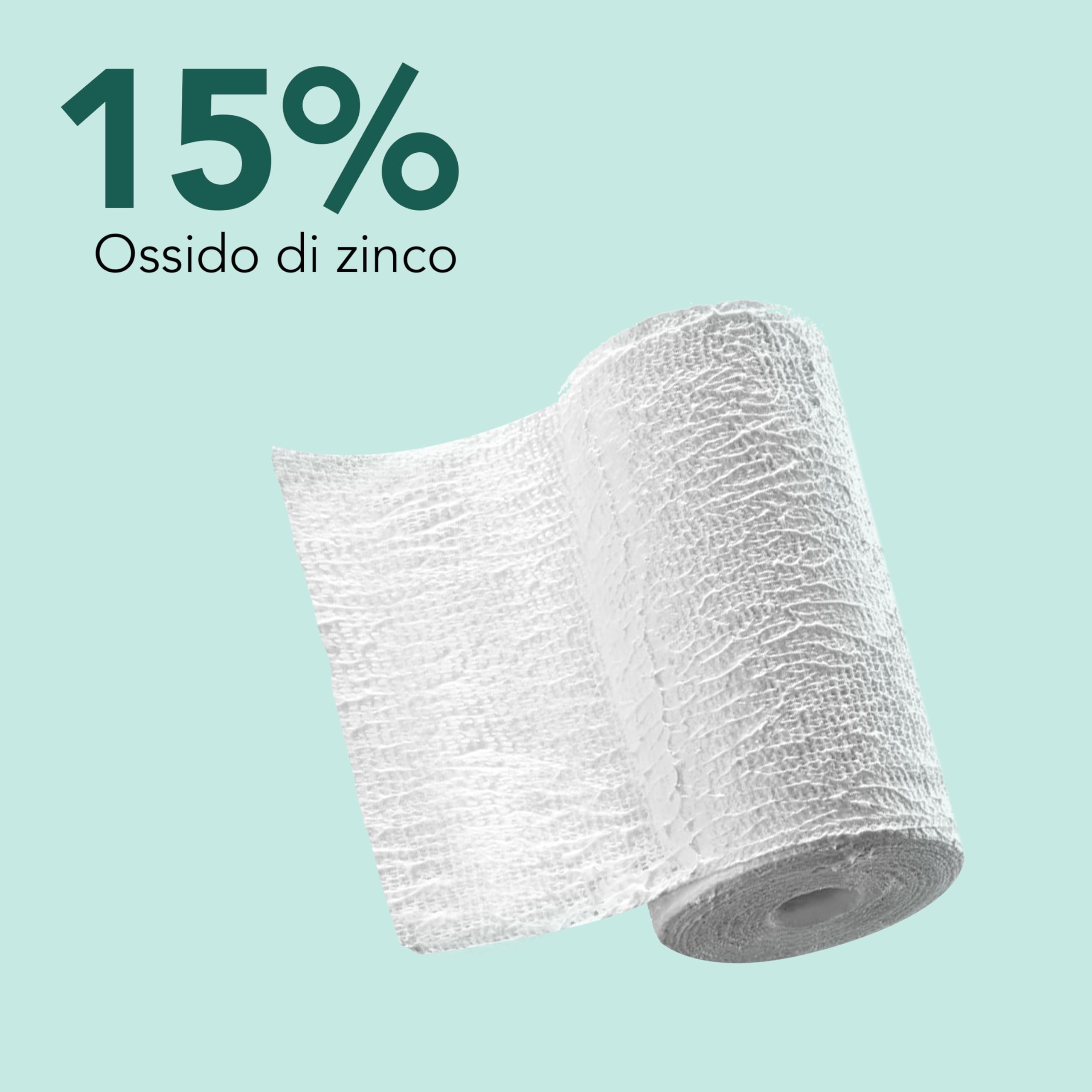 10 Bende Elastiche all'Ossido di Zinco 5 mt x 10 cm, Bendaggi Funzionali, Antinfiammatoria, Pronta all'uso - Made in Italy