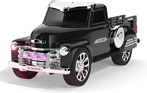 Audiobox 1953 Chevy 3100 Pickup Truck Replica - Altavoz Bluetooth vintage TWS, USB, FM, TF (barra caliente negra)
