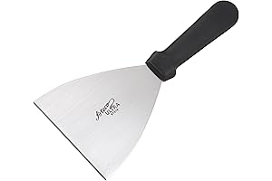 Professional Chocolate Spatula: Ateco Pastry Scraper & Bowl Scraper