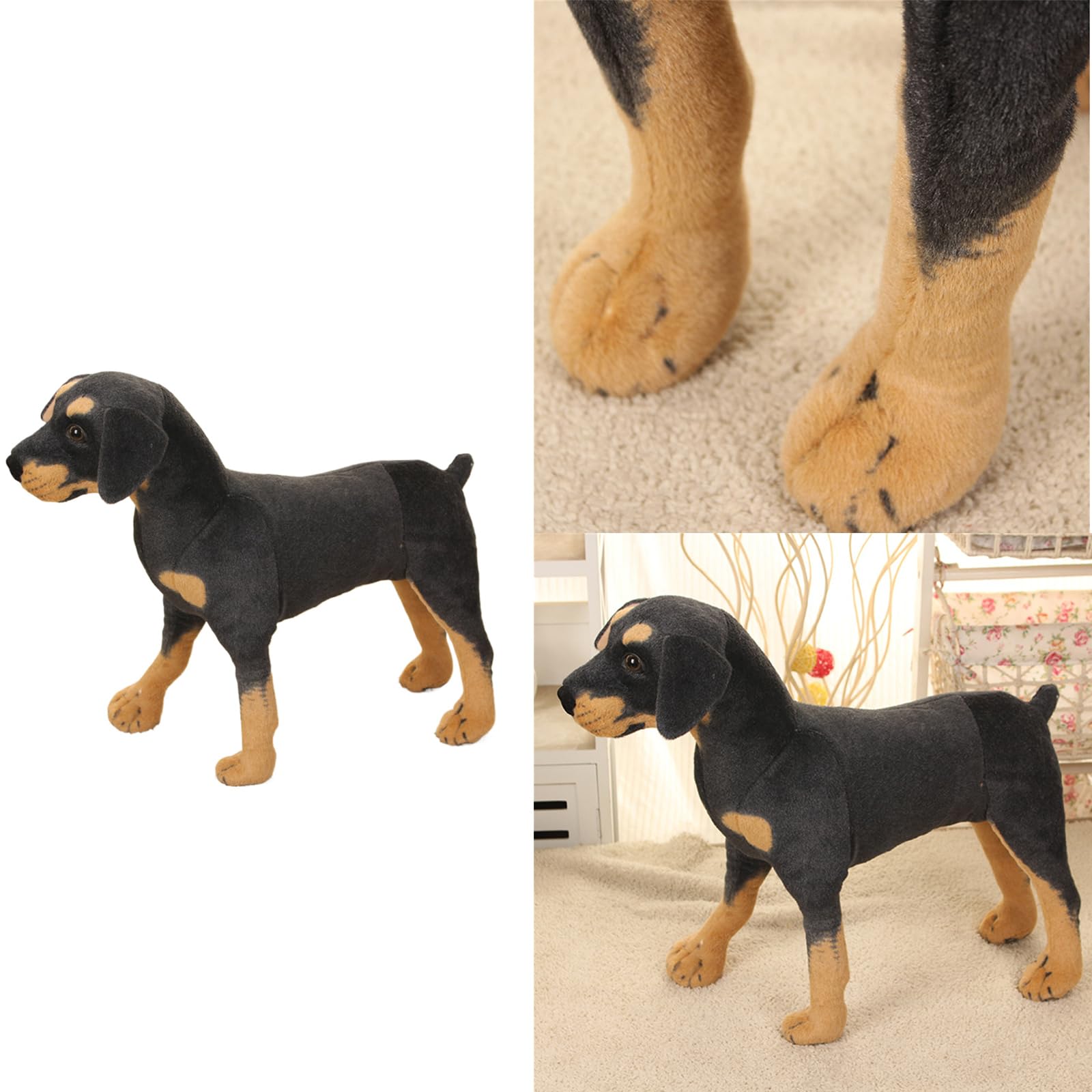 Lindo perro peluche almohada de peluche suave tamaño grande para la decoración del hogar grande grande