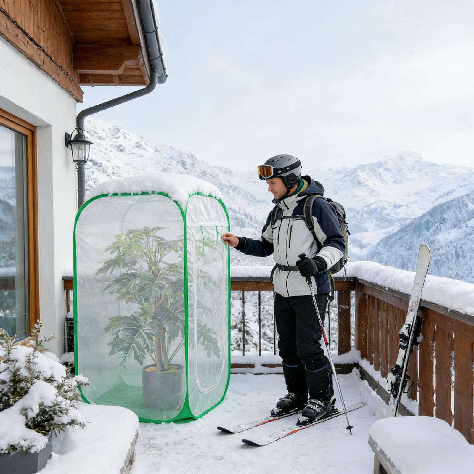 Voiles d'Hivernage pour Extérieures Protecteur À Design Pop