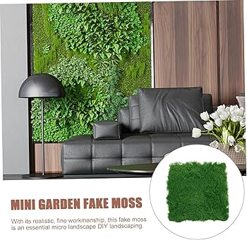 Muschio Artificiale Draupnir 150g - Verde Brillante, Materiale Nylon, Per Decorazioni Fai-da-te E Artigianato - Foto 6