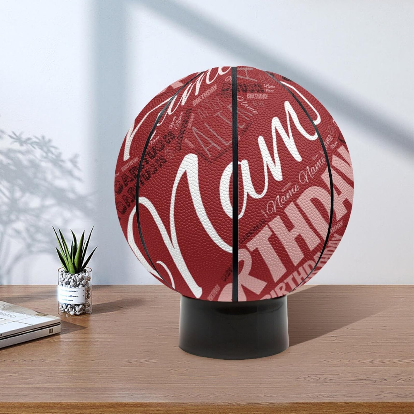Ballon De Basket Personnalisé GZYZXP – Avec Votre Nom, Pour Le Street Comme Pour L’intérieur, Cadeau Idéal Pour Ado Ou Adulte (tailles 70 Et 75 Cm)