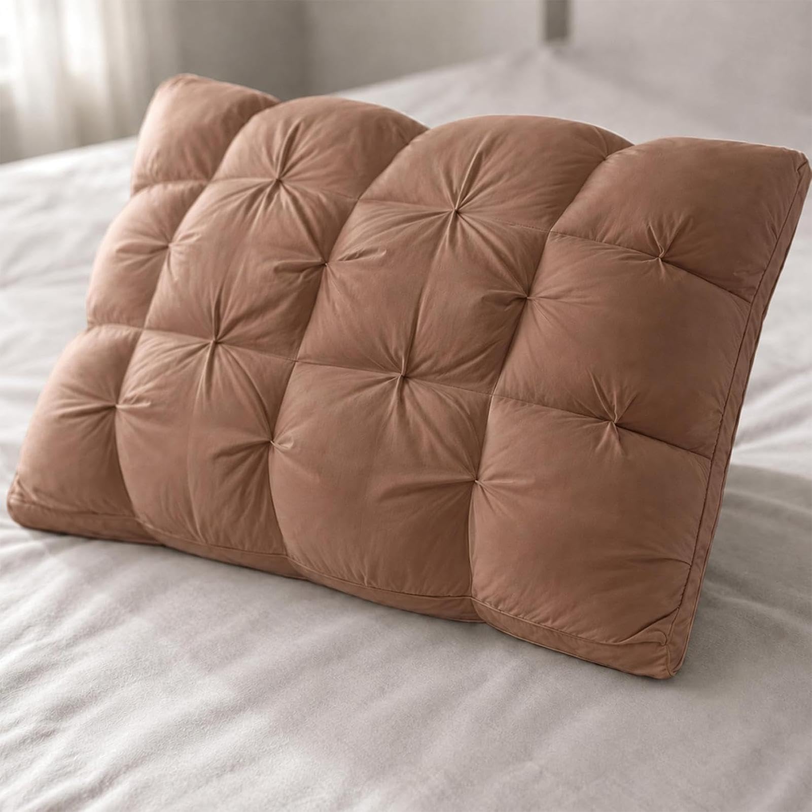 Genérico Almohada para Cama Decorativas y Transpirables | Almohadas de Dormitorio En Dormitorios, Hogares, Hoteles, Viajes, La Zona Lumbar, El Cuello, La Lectura Y Personas Que
