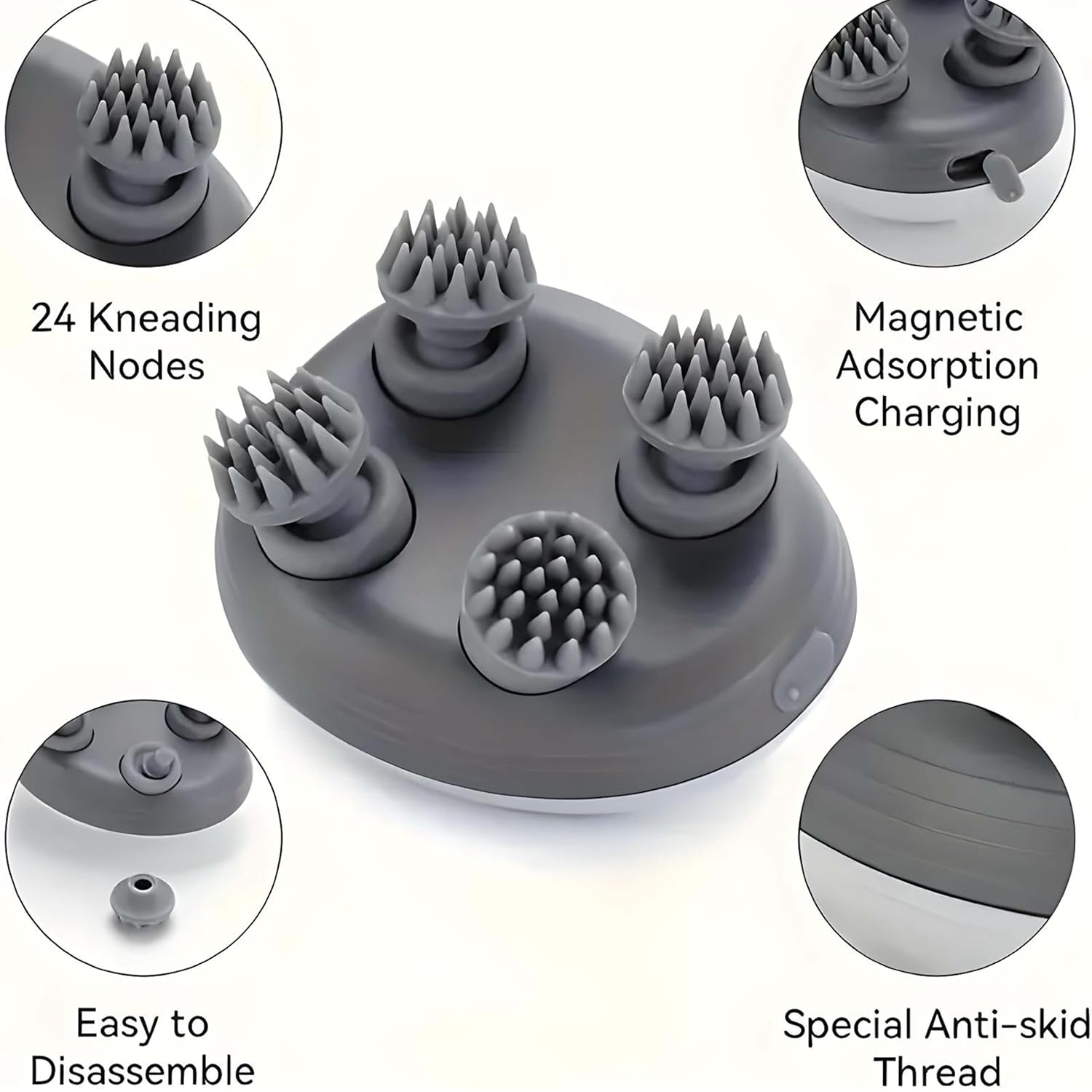 Ibel Scalp Massage, Electric Scalp Massage, Hair Grassage for Hair Growth, Body Massage (Multicolor) Ibel Scalp Massage, Electric Scalp Massage, Hair Grassage for Hair Growth, Body Massage (Multicolor)