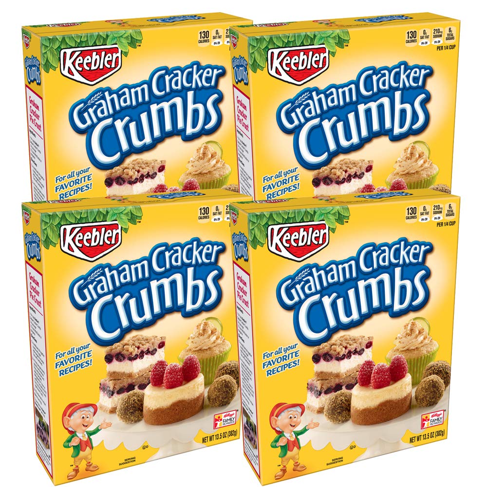 Keebler Graham Cracker Crumbs, 13.5 oz Box Pack of 4