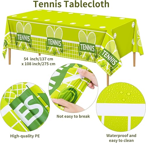 Miniatura 3 de durony 169 piezas de suministros de fiesta de golf incluyen 48 platos de postre de golf, 24 tazas de papel de golf, césped verde, mantel de