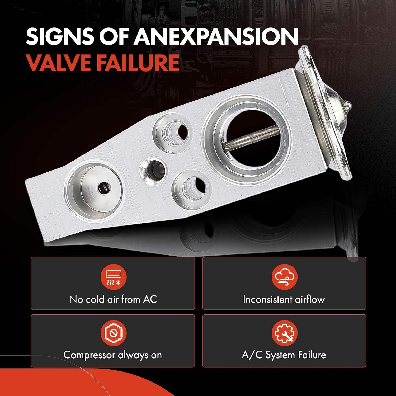 A-Premium AC Expansion Valve Compatible with Volkswagen | for Volkswagen Atlas Cross Sport 2020-2022, Tiguan 2019-2020, Atlas 2018-2022 2024-2025, Precise Flow Control, Stable Cooling