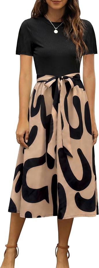 Zattcas Business Casual Work Summer Dresses for Women