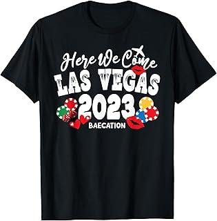 Vegas Baecation 2023 couples Honeymoon Vacay Mode Las vegas T-Shirt