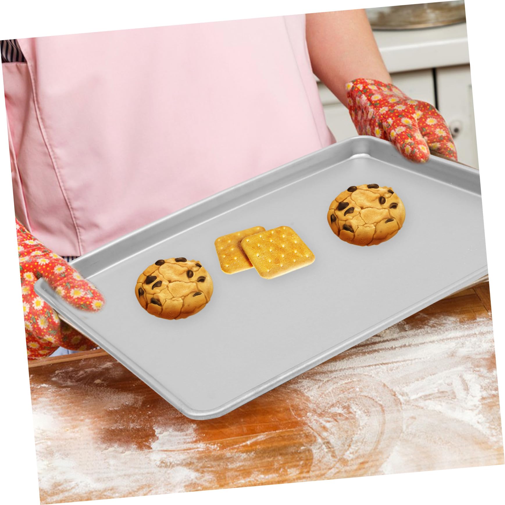 Molde Rectangular para Hornear de Aleación de Aluminio, Plata | Superficie Lisa, Tamaño Compacto, Resistente a Temperatura, Fácil de Limpiar