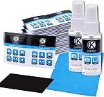 Kit de nettoyage des lentilles et des écrans - 3X Vaporisateur de nettoyage, 3X Tissu en microfibre - Parfait pour nettoyer l'objectif de votre DSLR caméra